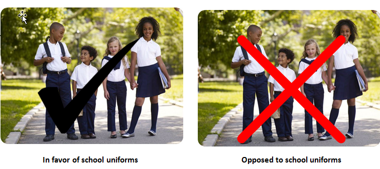 students oppose school uniforms